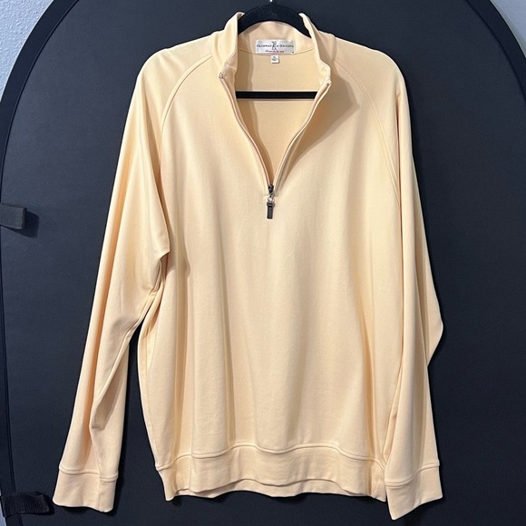 FAIRWAY & GREENE 1/4 Zip Pullover Men's XL Long-Sleeved Yellow Golf Pullover EUC - Picture 3 of 6